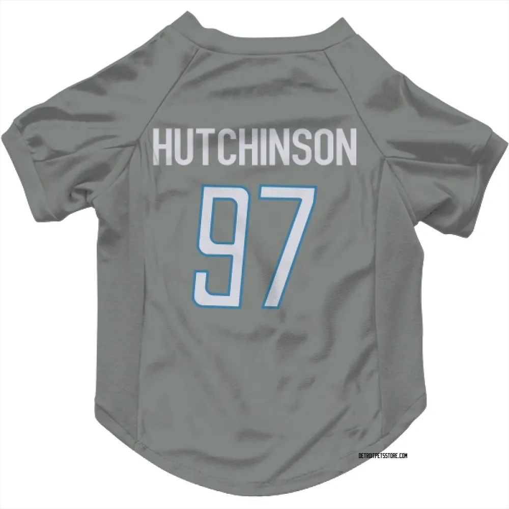Detroit Lions Aidan Hutchinson Steel Pet Jersey for Dog & Cat