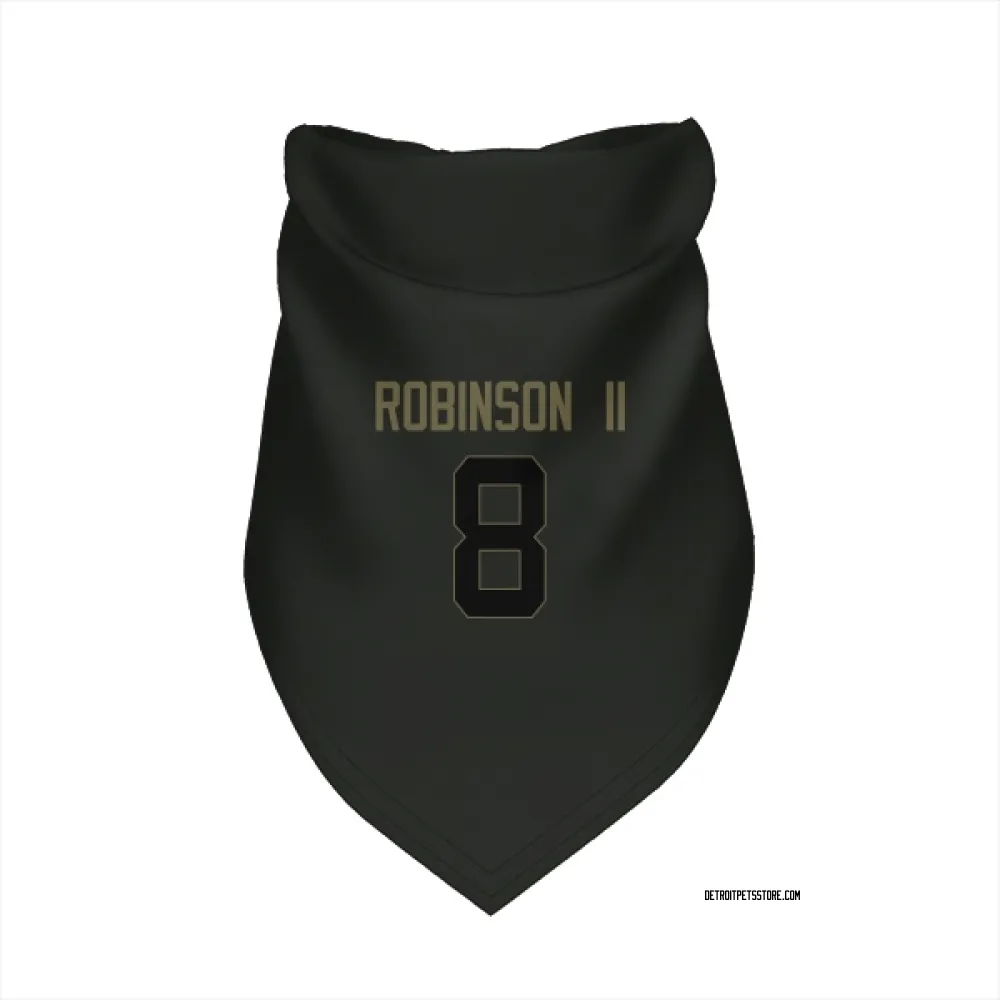 Detroit Lions Allen Robinson Black Service Pet Bandana for Dog & Cat
