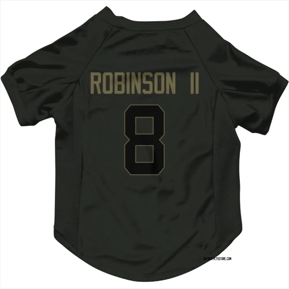 Detroit Lions Allen Robinson Black Service Pet Jersey for Dog & Cat