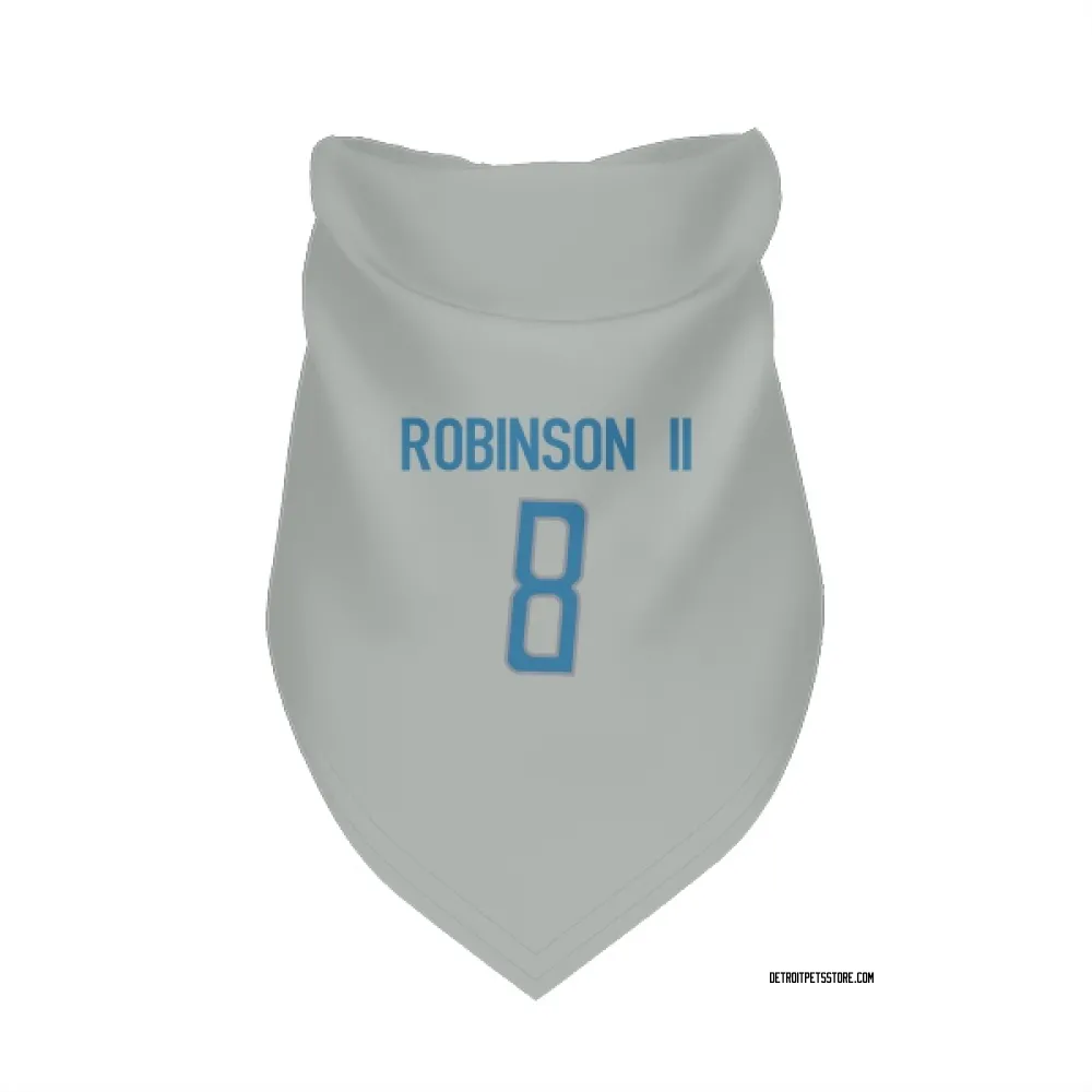 Detroit Lions Allen Robinson Silver Pet Bandana for Dog & Cat