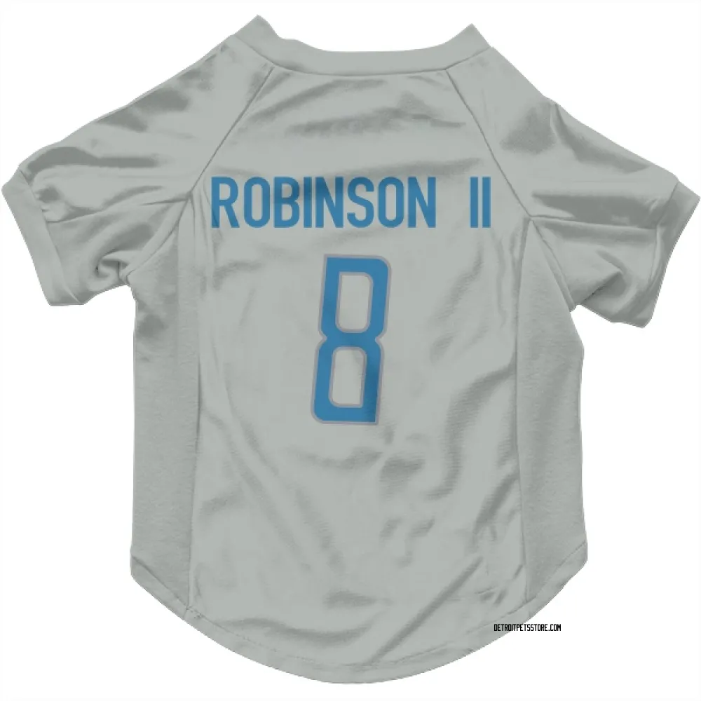 Detroit Lions Allen Robinson Silver Pet Jersey for Dog & Cat