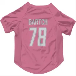 Detroit Lions Ben Bartch Pink Pet Jersey for Dog & Cat