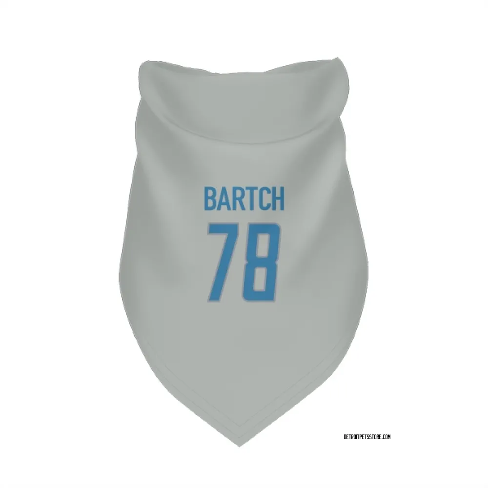 Detroit Lions Ben Bartch Silver Pet Bandana for Dog & Cat