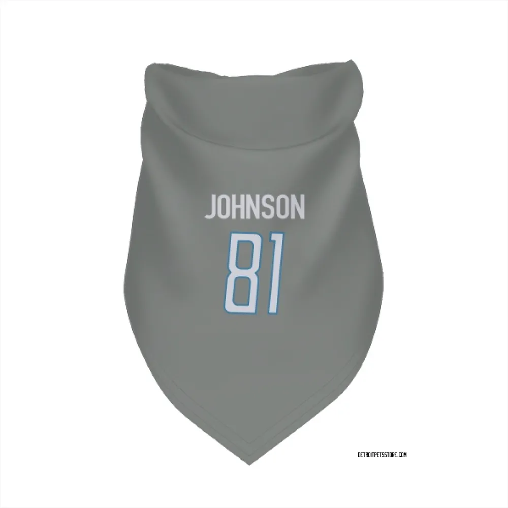 Detroit Lions Calvin Johnson Steel Pet Bandana for Dog & Cat