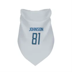 Detroit Lions Calvin Johnson White Pet Bandana for Dog & Cat