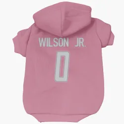 Detroit Lions Cedrick Wilson Jr. Pink Pet Hoodie for Dog & Cat