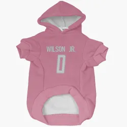 Detroit Lions Cedrick Wilson Jr. Pink Pet Hoodie for Dog & Cat