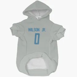 Detroit Lions Cedrick Wilson Jr. Silver Pet Hoodie for Dog & Cat