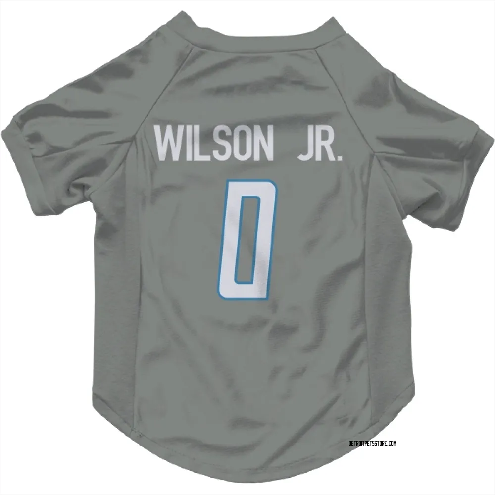 Detroit Lions Cedrick Wilson Jr. Steel Pet Jersey for Dog & Cat