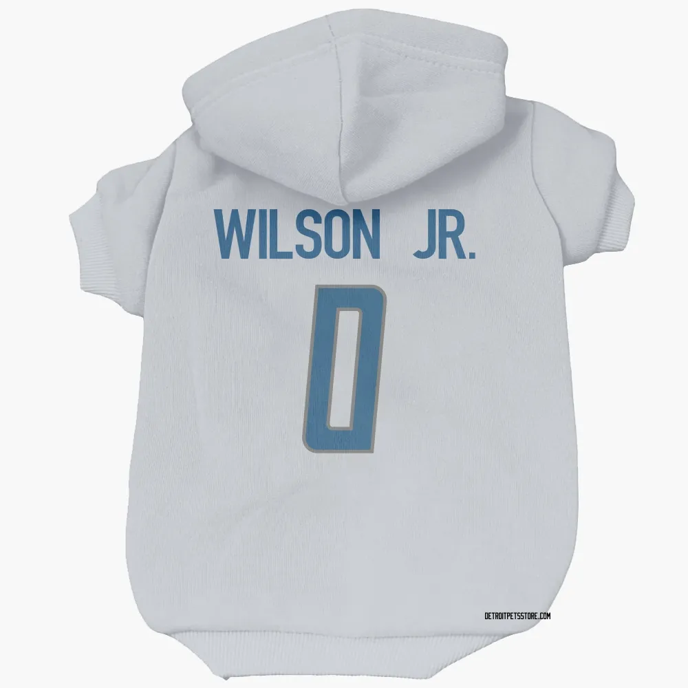 Detroit Lions Cedrick Wilson Jr. White Pet Hoodie for Dog & Cat