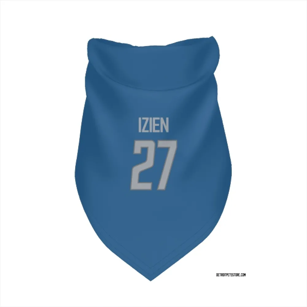 Detroit Lions Christian Izien Blue Pet Bandana for Dog & Cat