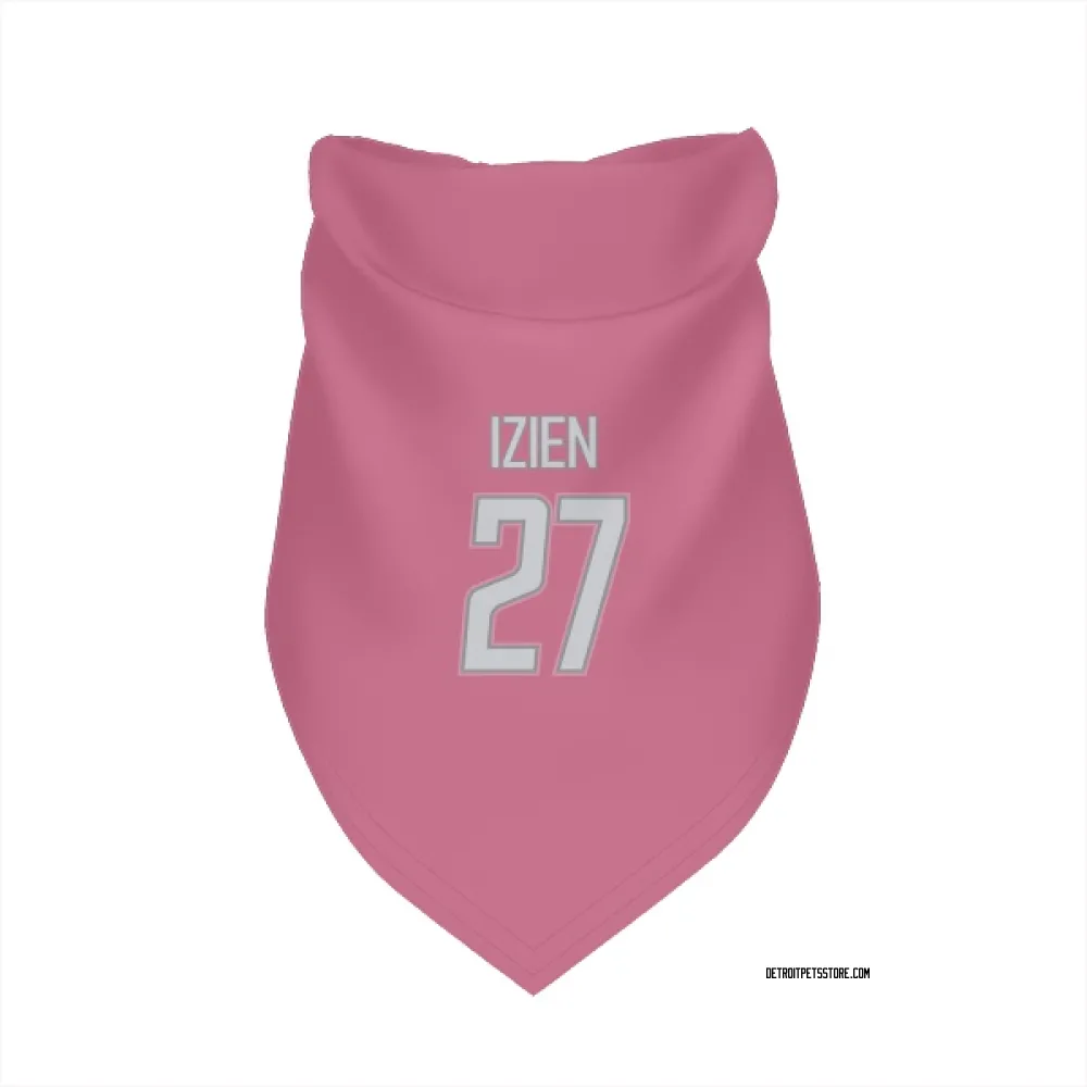 Detroit Lions Christian Izien Pink Pet Bandana for Dog & Cat