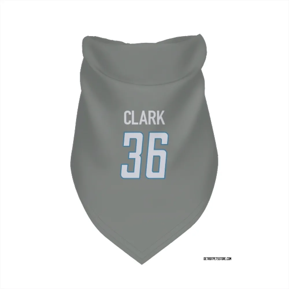 Detroit Lions Chuck Clark Steel Pet Bandana for Dog & Cat