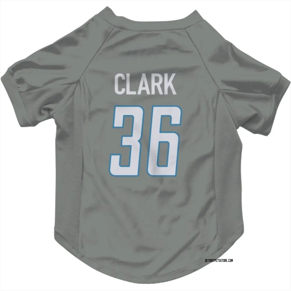 Detroit Lions Chuck Clark Steel Pet Jersey for Dog & Cat