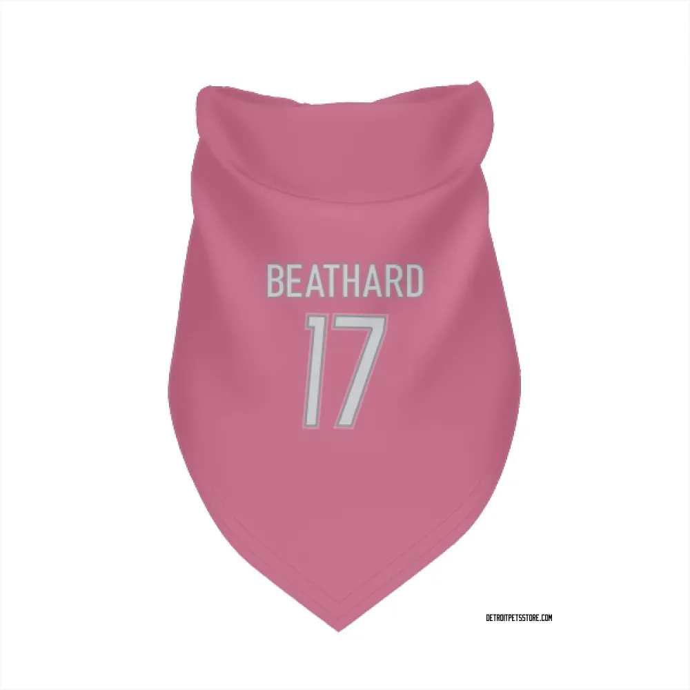Detroit Lions C.J. Beathard Pink Pet Bandana for Dog & Cat
