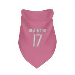 Detroit Lions C.J. Beathard Pink Pet Bandana for Dog & Cat
