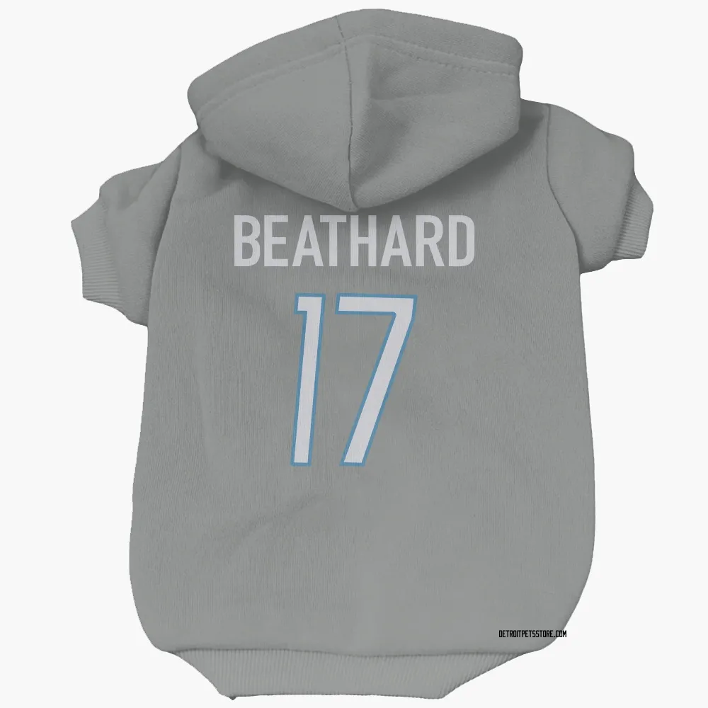 Detroit Lions C.J. Beathard Steel Pet Hoodie for Dog & Cat