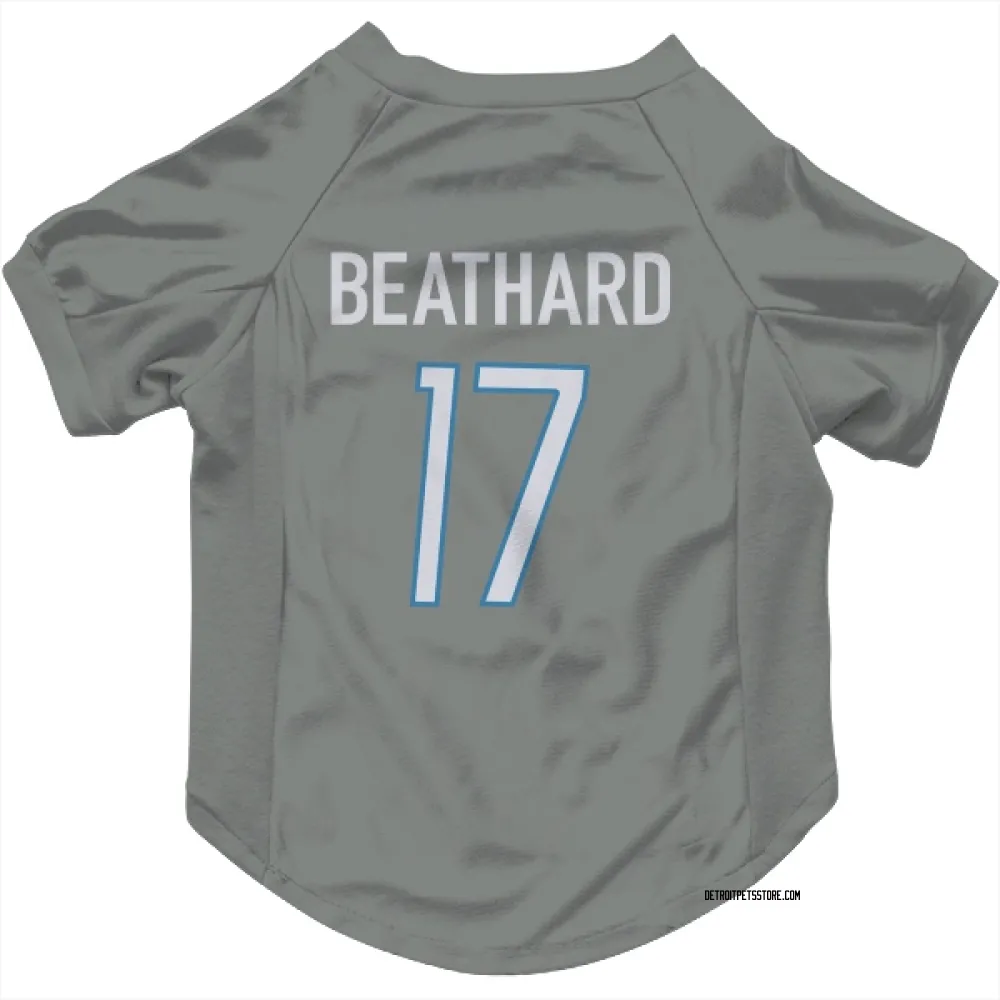 Detroit Lions C.J. Beathard Steel Pet Jersey for Dog & Cat