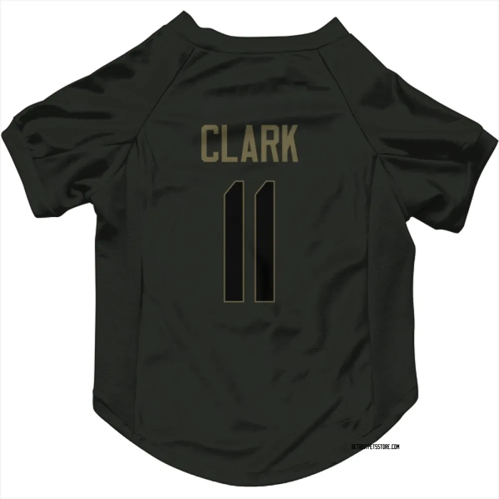 Detroit Lions Damone Clark Black Service Pet Jersey for Dog & Cat