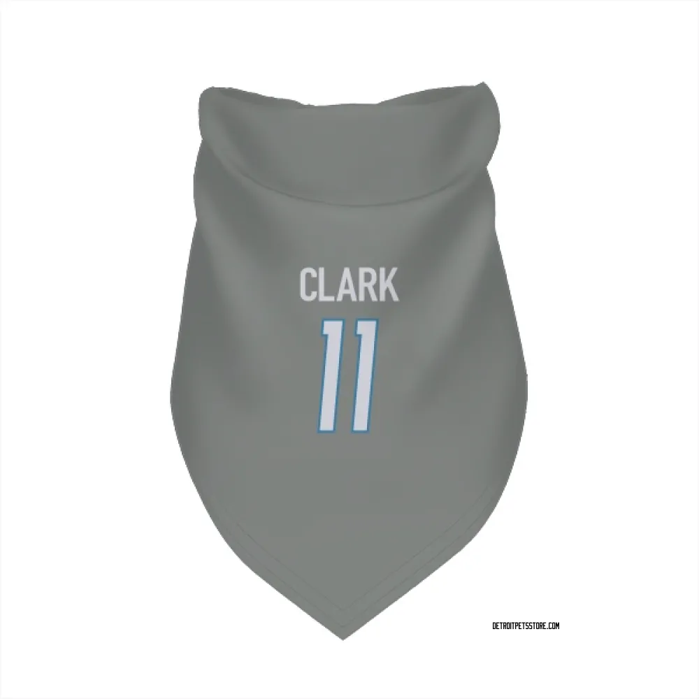 Detroit Lions Damone Clark Steel Pet Bandana for Dog & Cat