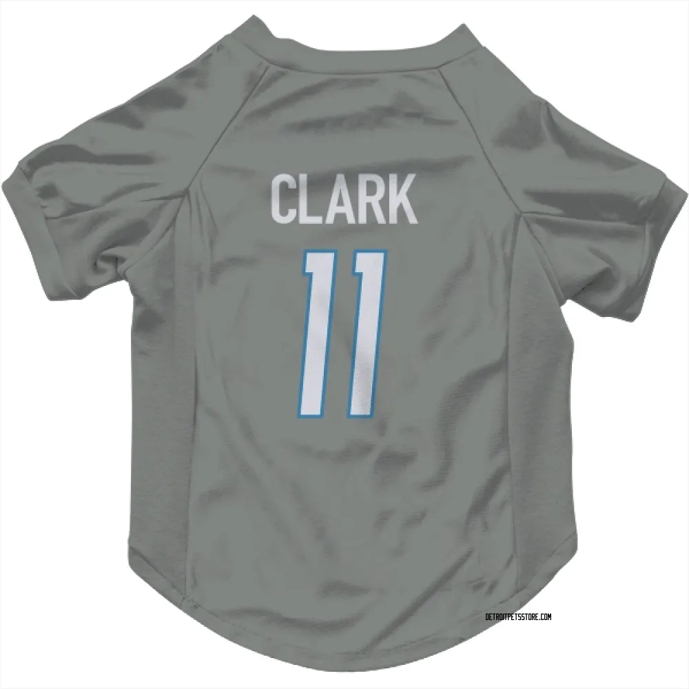 Detroit Lions Damone Clark Steel Pet Jersey for Dog & Cat