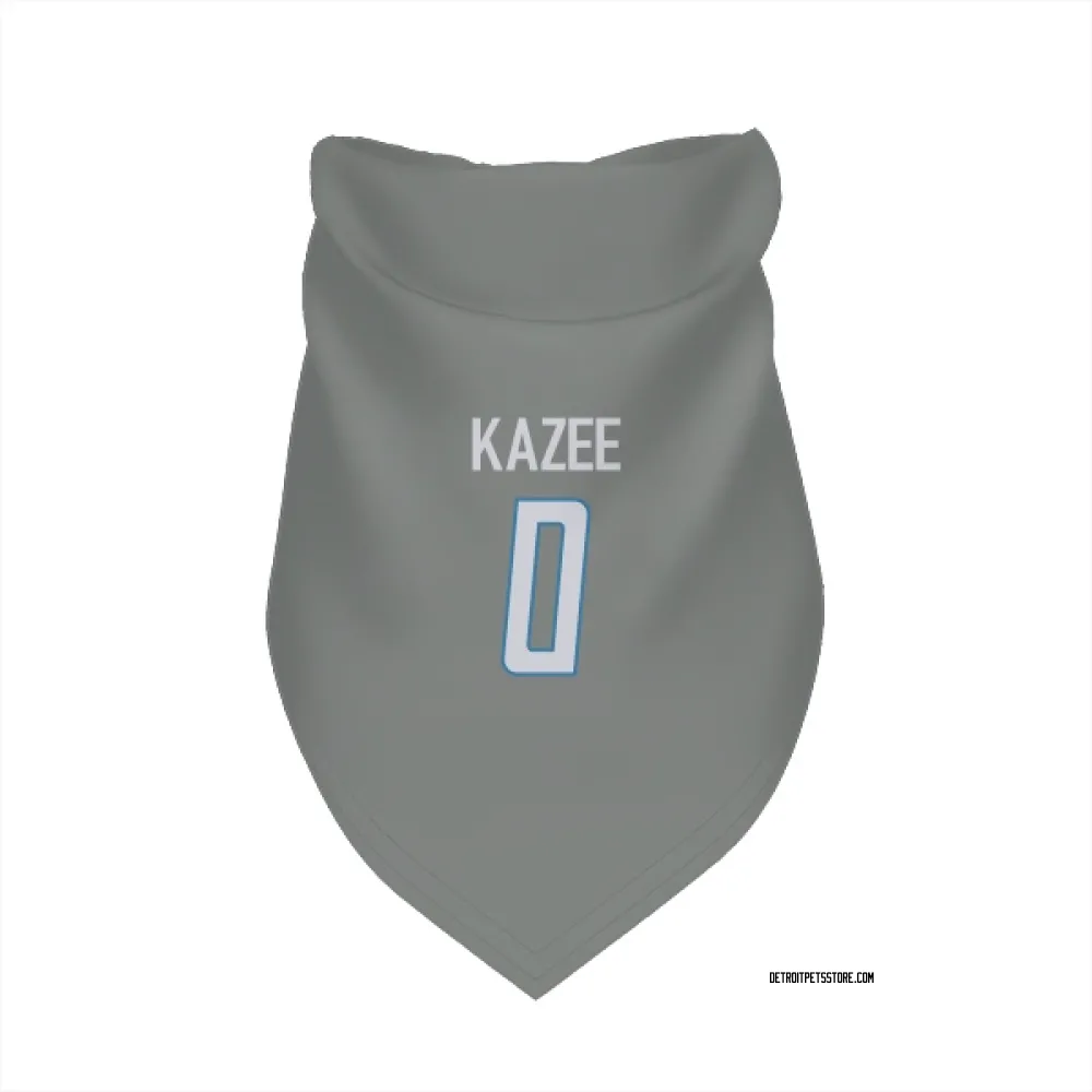 Detroit Lions Damontae Kazee Steel Pet Bandana for Dog & Cat