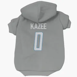 Detroit Lions Damontae Kazee Steel Pet Hoodie for Dog & Cat