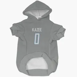 Detroit Lions Damontae Kazee Steel Pet Hoodie for Dog & Cat