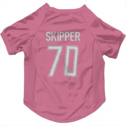 Detroit Lions Dan Skipper Pink Pet Jersey for Dog & Cat