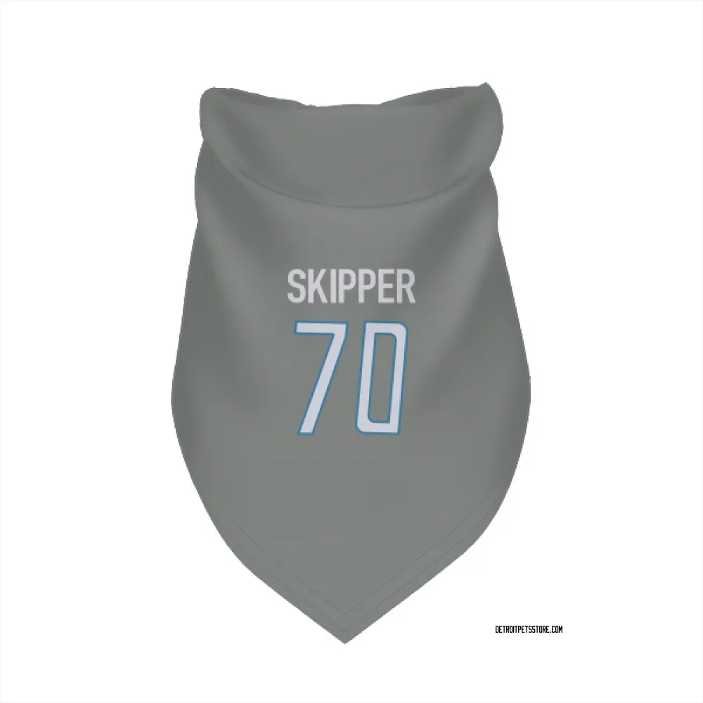 Detroit Lions Dan Skipper Steel Pet Bandana for Dog & Cat