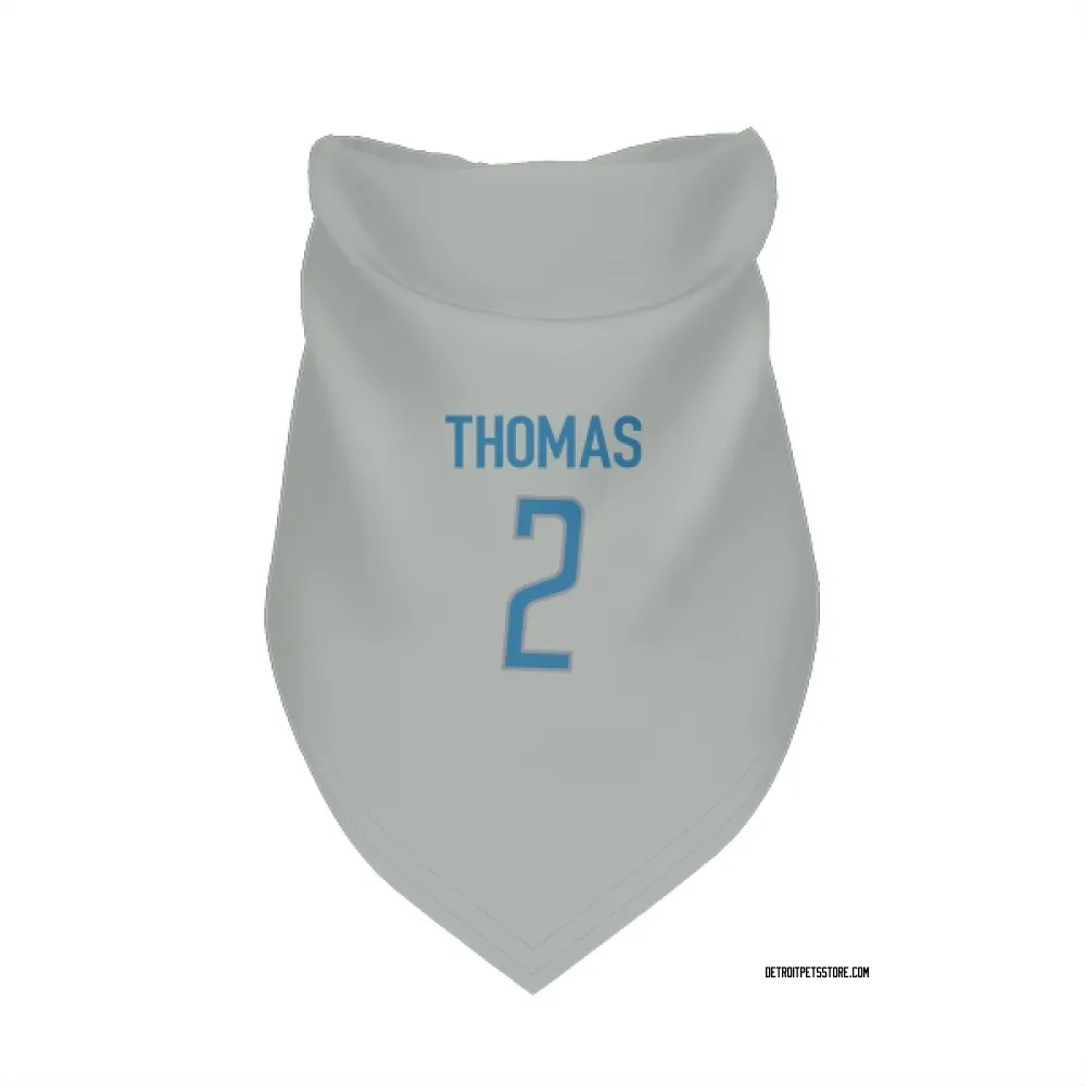 Detroit Lions Daniel Thomas Silver Pet Bandana for Dog & Cat