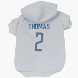 Detroit Lions Daniel Thomas White Pet Hoodie for Dog & Cat