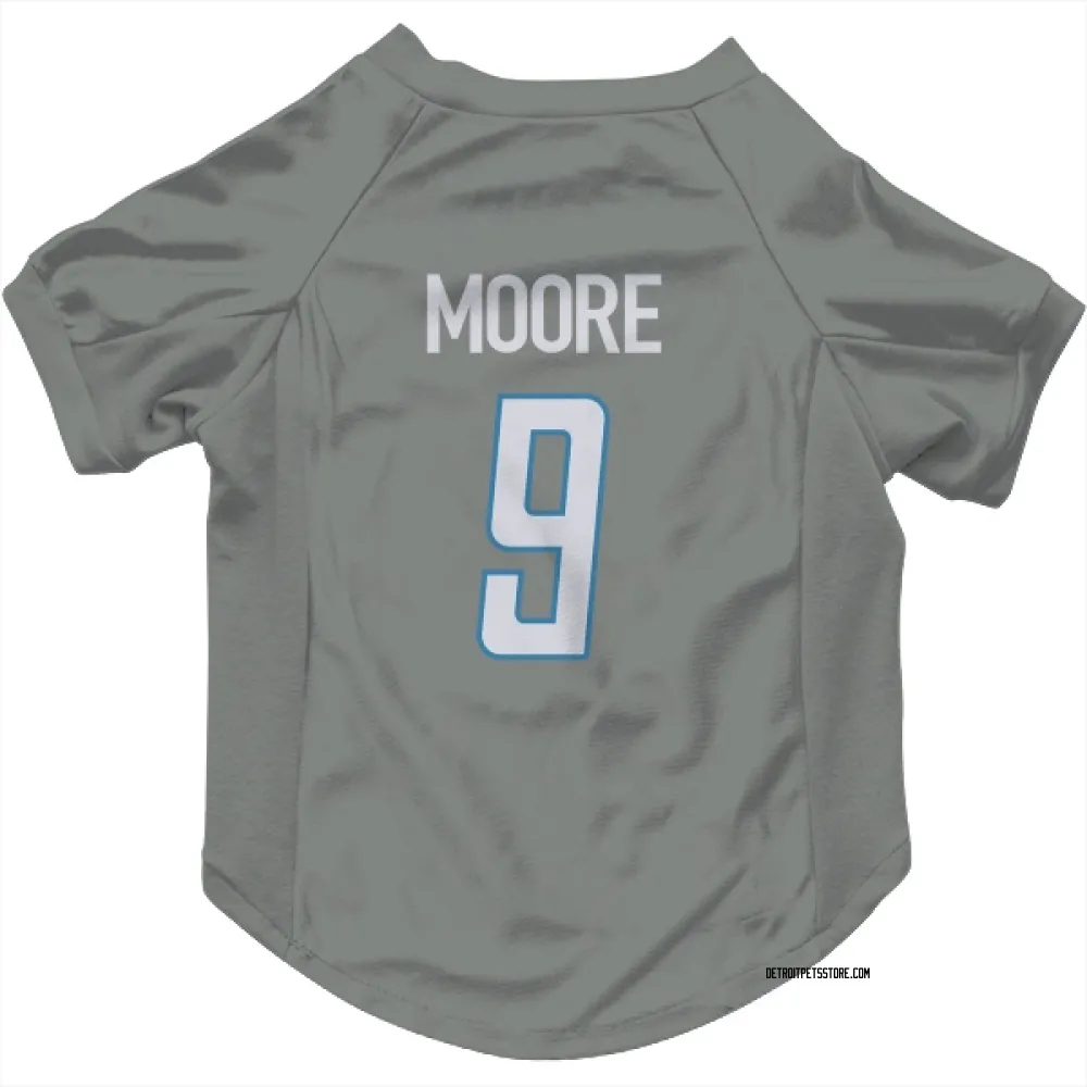 Detroit Lions Derrick Moore Steel Pet Jersey for Dog & Cat