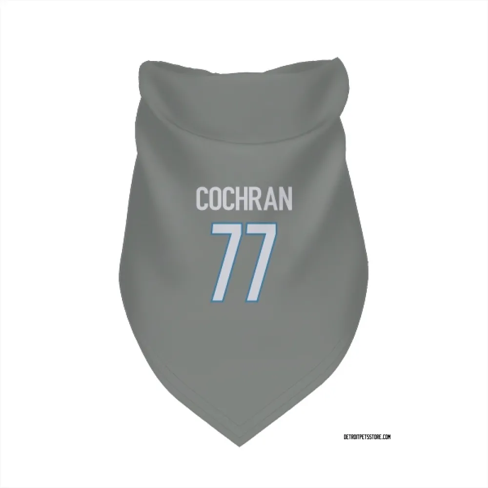 Detroit Lions Devin Cochran Steel Pet Bandana for Dog & Cat