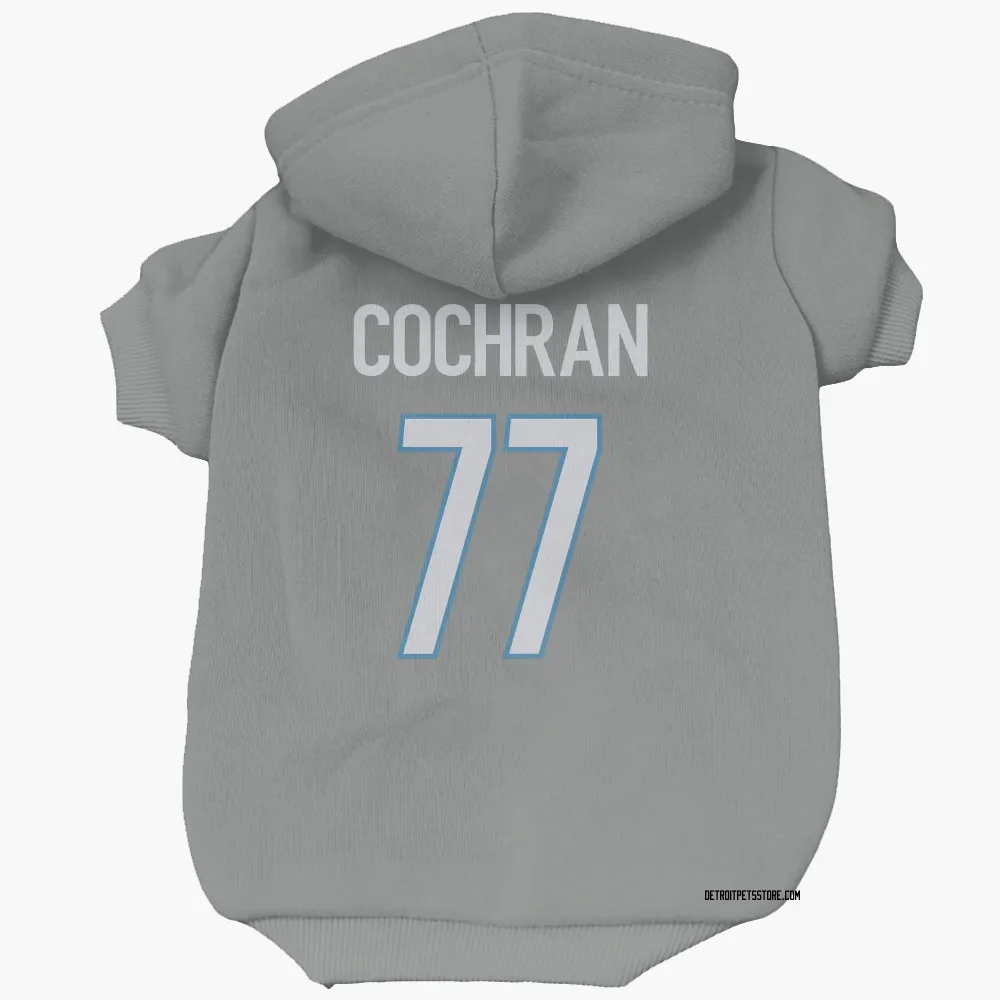 Detroit Lions Devin Cochran Steel Pet Hoodie for Dog & Cat