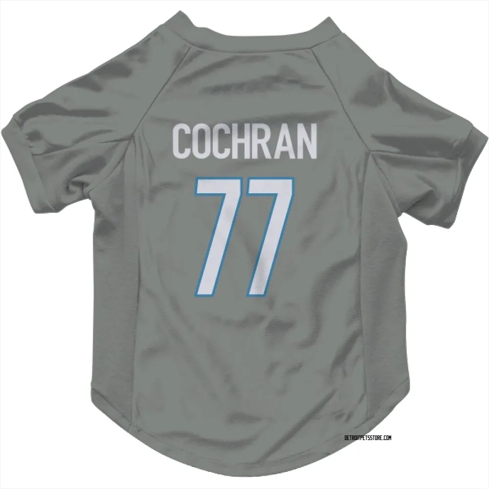Detroit Lions Devin Cochran Steel Pet Jersey for Dog & Cat
