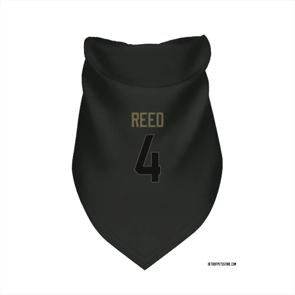 Detroit Lions D.J. Reed Black Service Pet Bandana for Dog & Cat