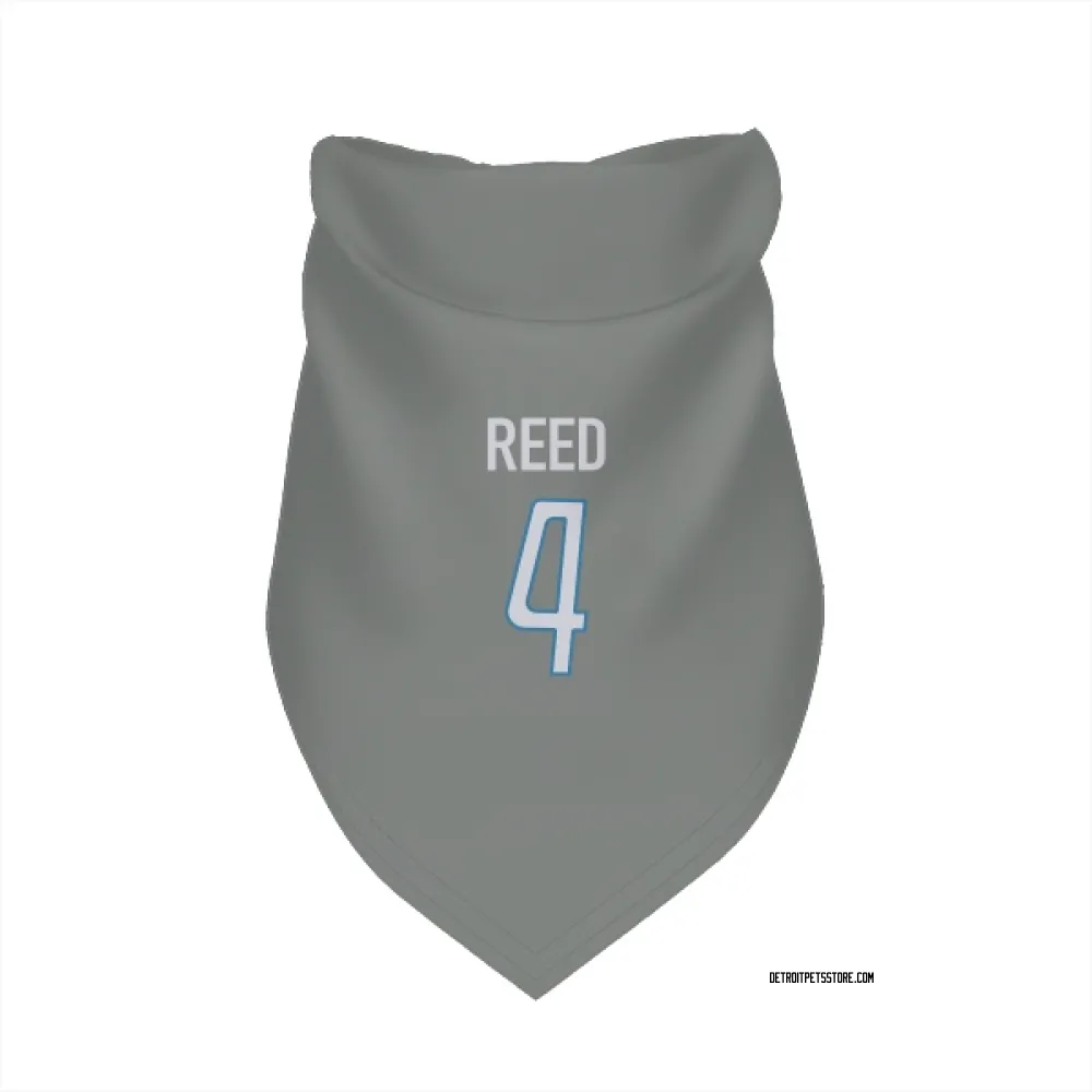 Detroit Lions D.J. Reed Steel Pet Bandana for Dog & Cat