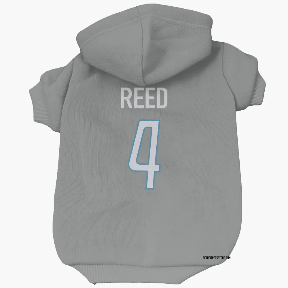 Detroit Lions D.J. Reed Steel Pet Hoodie for Dog & Cat