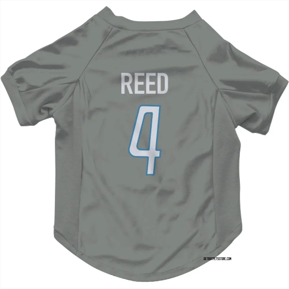 Detroit Lions D.J. Reed Steel Pet Jersey for Dog & Cat