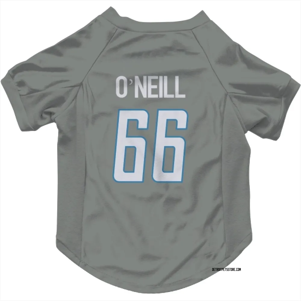Detroit Lions Eric O'Neill Steel Pet Jersey for Dog & Cat
