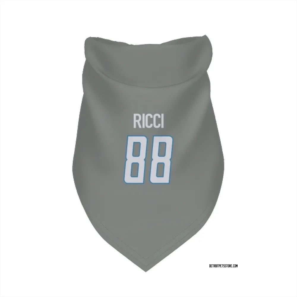 Detroit Lions Giovanni Ricci Steel Pet Bandana for Dog & Cat