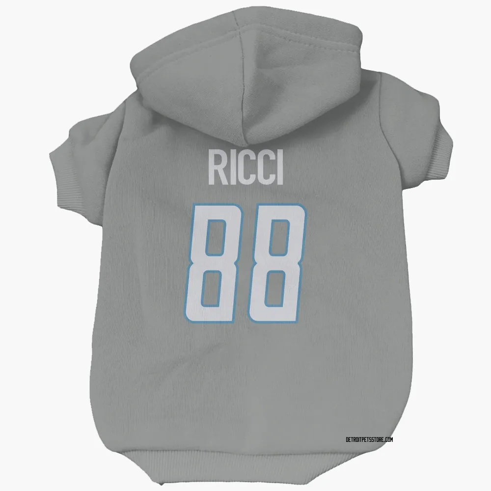 Detroit Lions Giovanni Ricci Steel Pet Hoodie for Dog & Cat