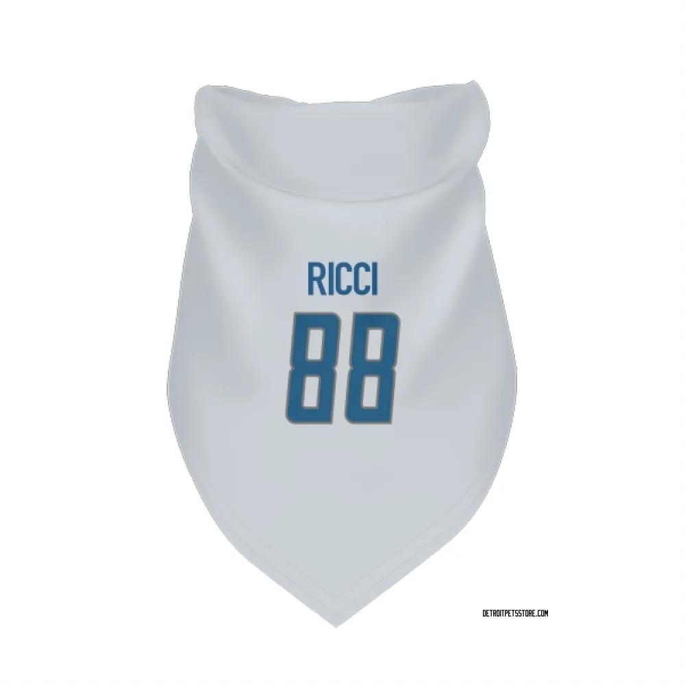 Detroit Lions Giovanni Ricci White Pet Bandana for Dog & Cat