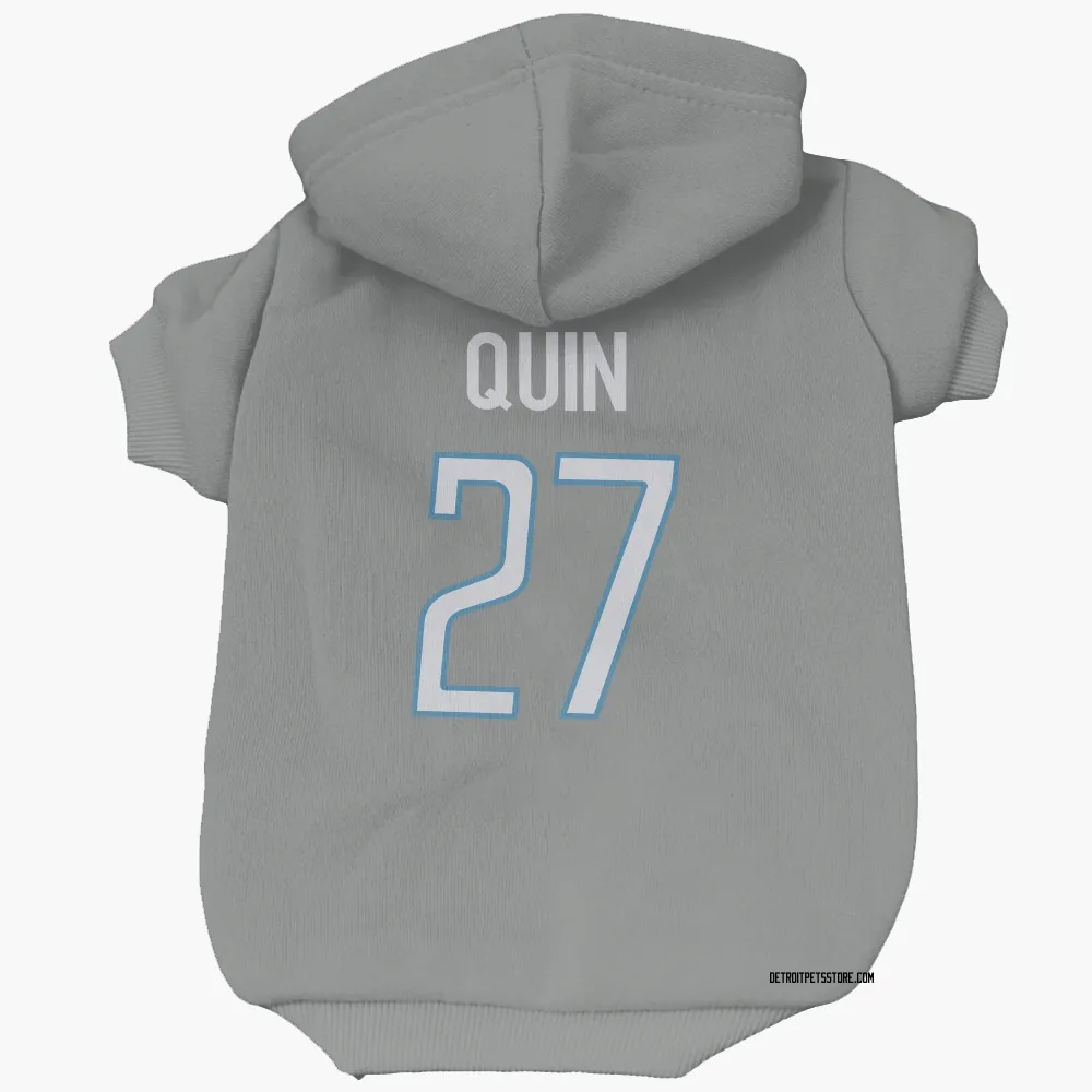 Detroit Lions Glover Quin Steel Pet Hoodie for Dog & Cat