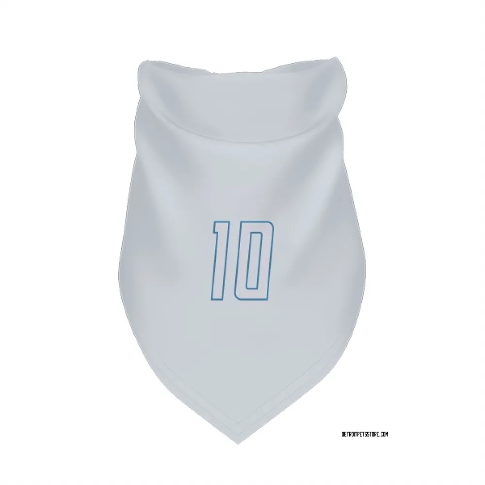 Detroit Lions Greg Dortch White Pet Bandana for Dog & Cat