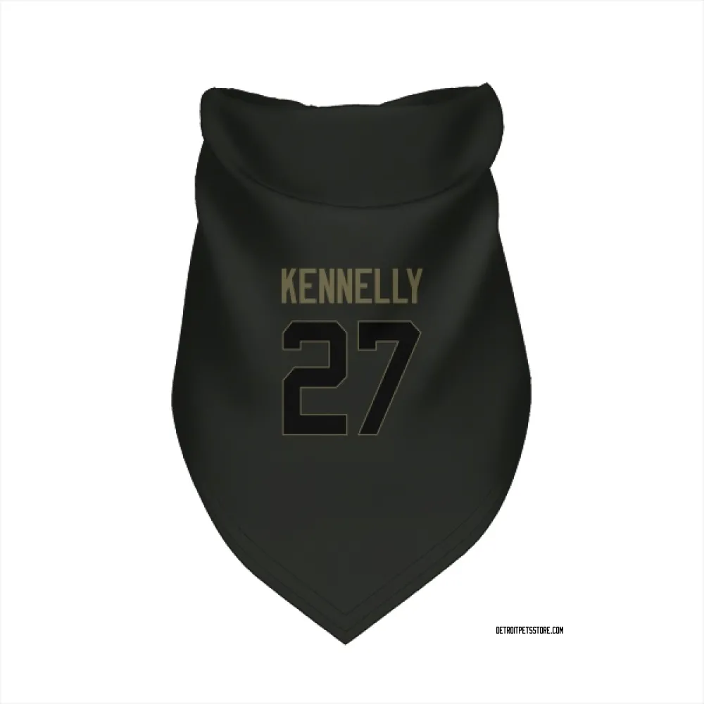 Detroit Lions Ian Kennelly Black Service Pet Bandana for Dog & Cat