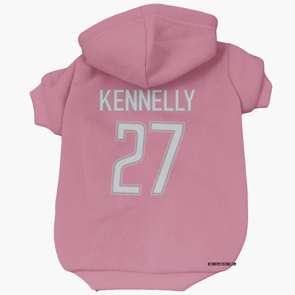 Detroit Lions Ian Kennelly Pink Pet Hoodie for Dog & Cat