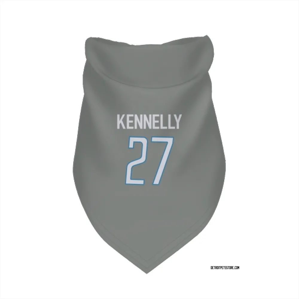 Detroit Lions Ian Kennelly Steel Pet Bandana for Dog & Cat