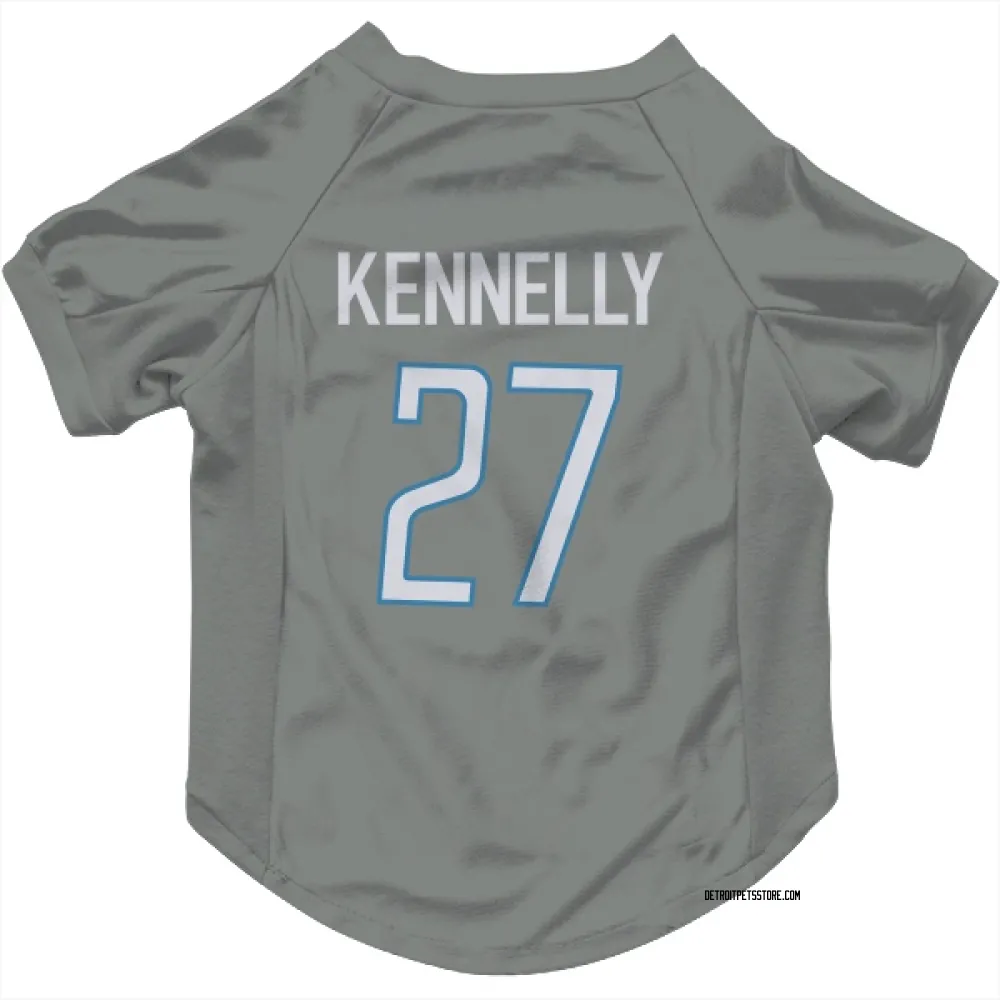 Detroit Lions Ian Kennelly Steel Pet Jersey for Dog & Cat